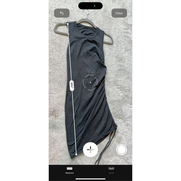 NWOT LULULEMON cinch it dress in dark heather gray, Sz 4, $100 B11 - Picture 8 of 8